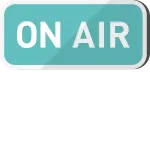 Radio On Air SVG Icon